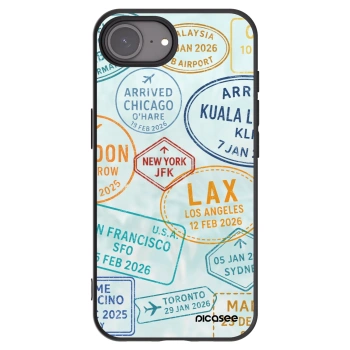 Picasee crna silikonska maskica za Apple iPhone 17e - PASSPORT EDITION