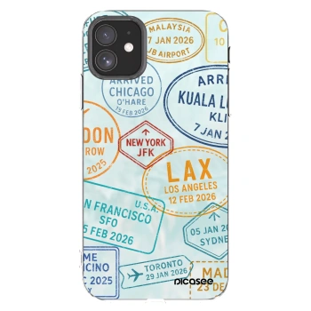 Picasee silikonska prozirna maskica za Apple iPhone 11 - PASSPORT EDITION