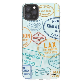 Picasee silikonska prozirna maskica za Apple iPhone 11 Pro Max - PASSPORT EDITION