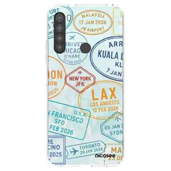 Picasee silikonska prozirna maskica za Xiaomi Redmi Note 8 - PASSPORT EDITION