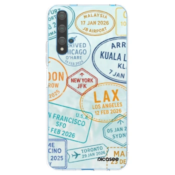 Picasee silikonska prozirna maskica za Huawei Nova 5T - PASSPORT EDITION
