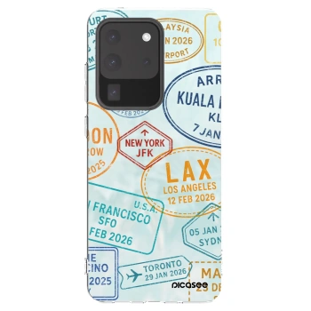 Picasee silikonska prozirna maskica za Samsung Galaxy S20 Ultra 5G G988F - PASSPORT EDITION