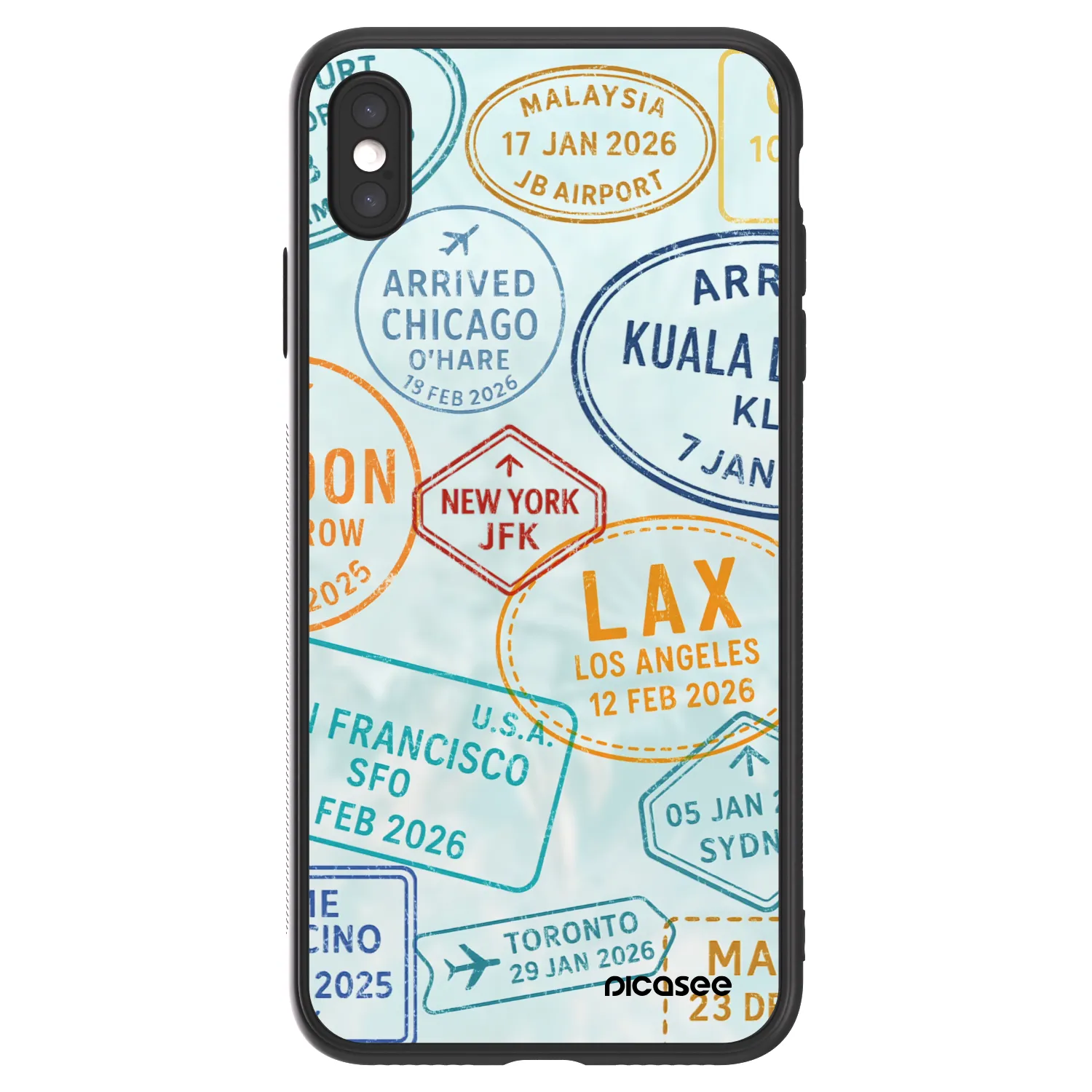Picasee ULTIMATE CASE za Apple iPhone XS Max - PASSPORT EDITION