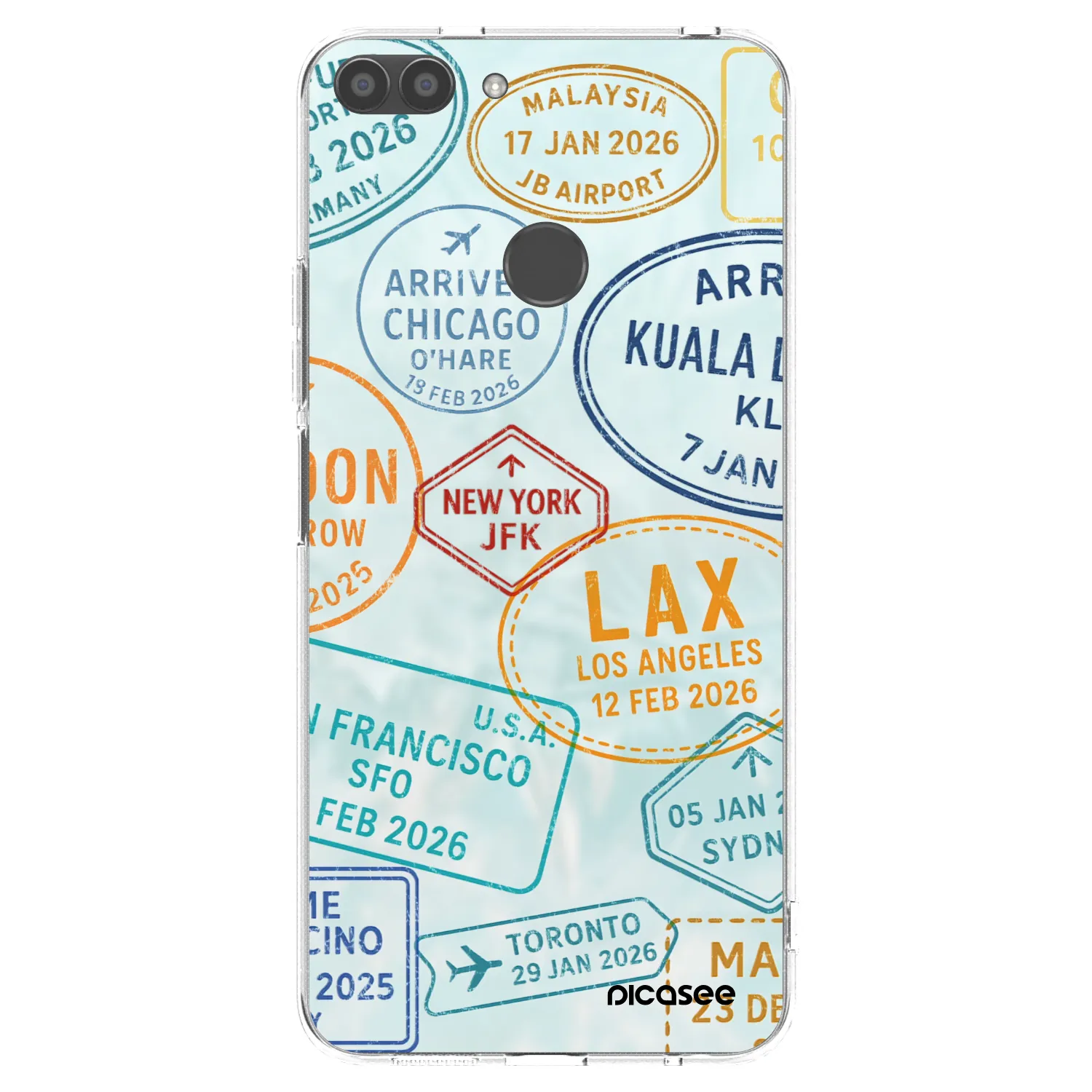 Picasee silikonska prozirna maskica za Huawei P Smart - PASSPORT EDITION