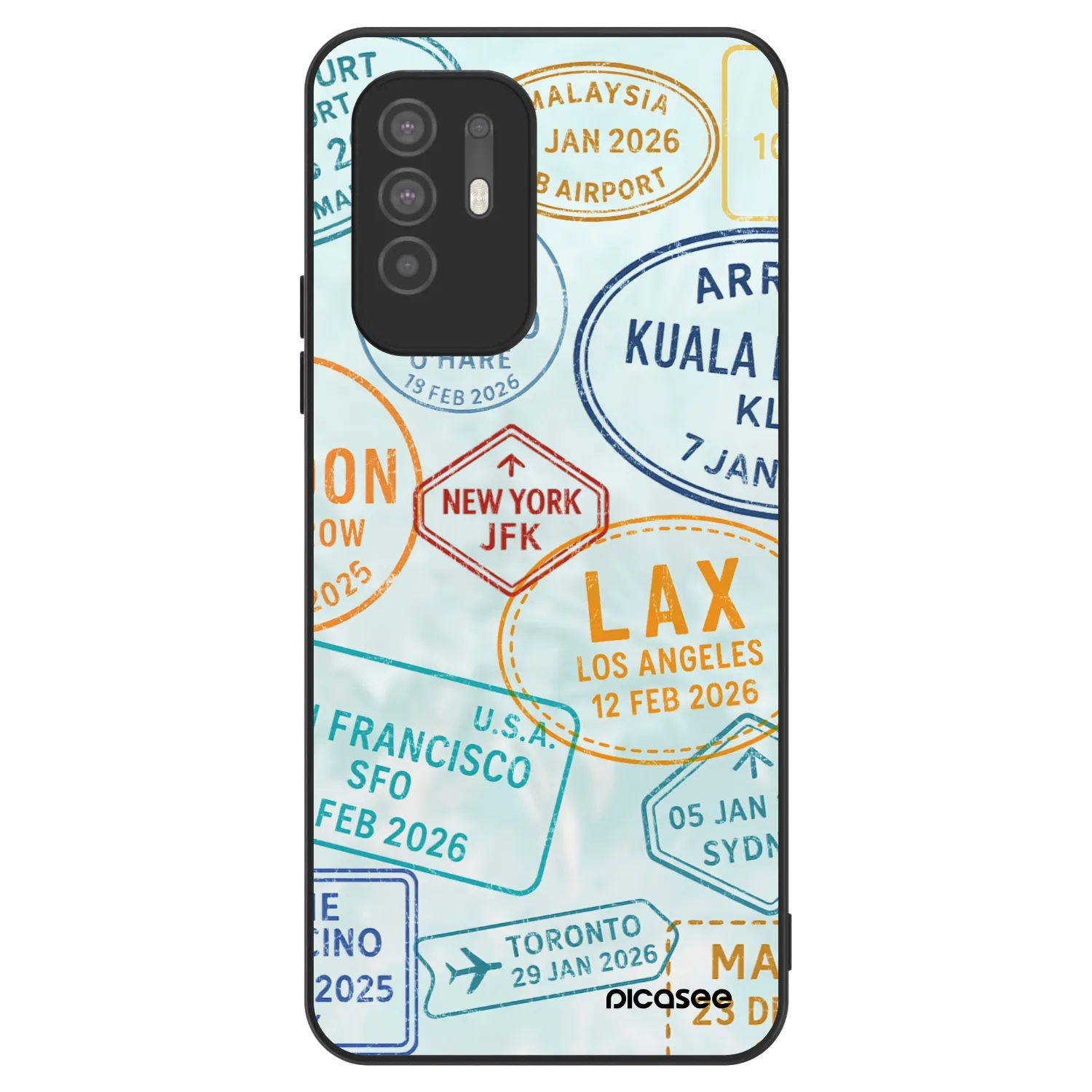 Picasee ULTIMATE CASE za OPPO A94 5G - PASSPORT EDITION