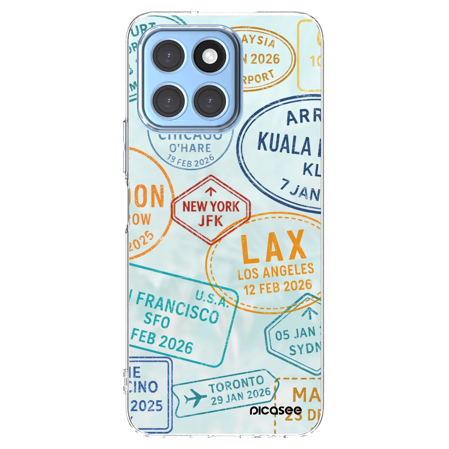 Picasee silikonska prozirna maskica za Honor X6 - PASSPORT EDITION