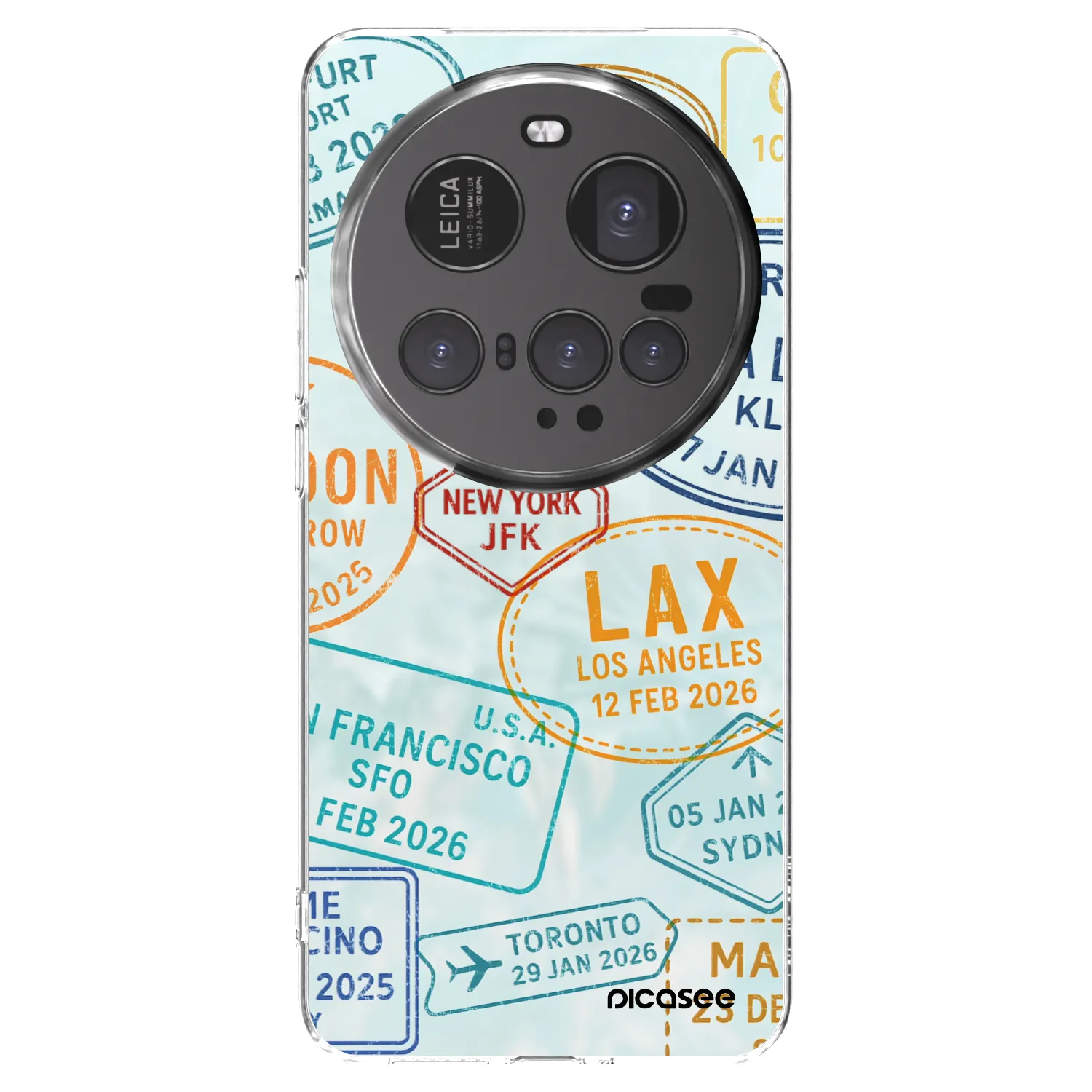Picasee silikonska prozirna maskica za Xiaomi 15 Ultra - PASSPORT EDITION