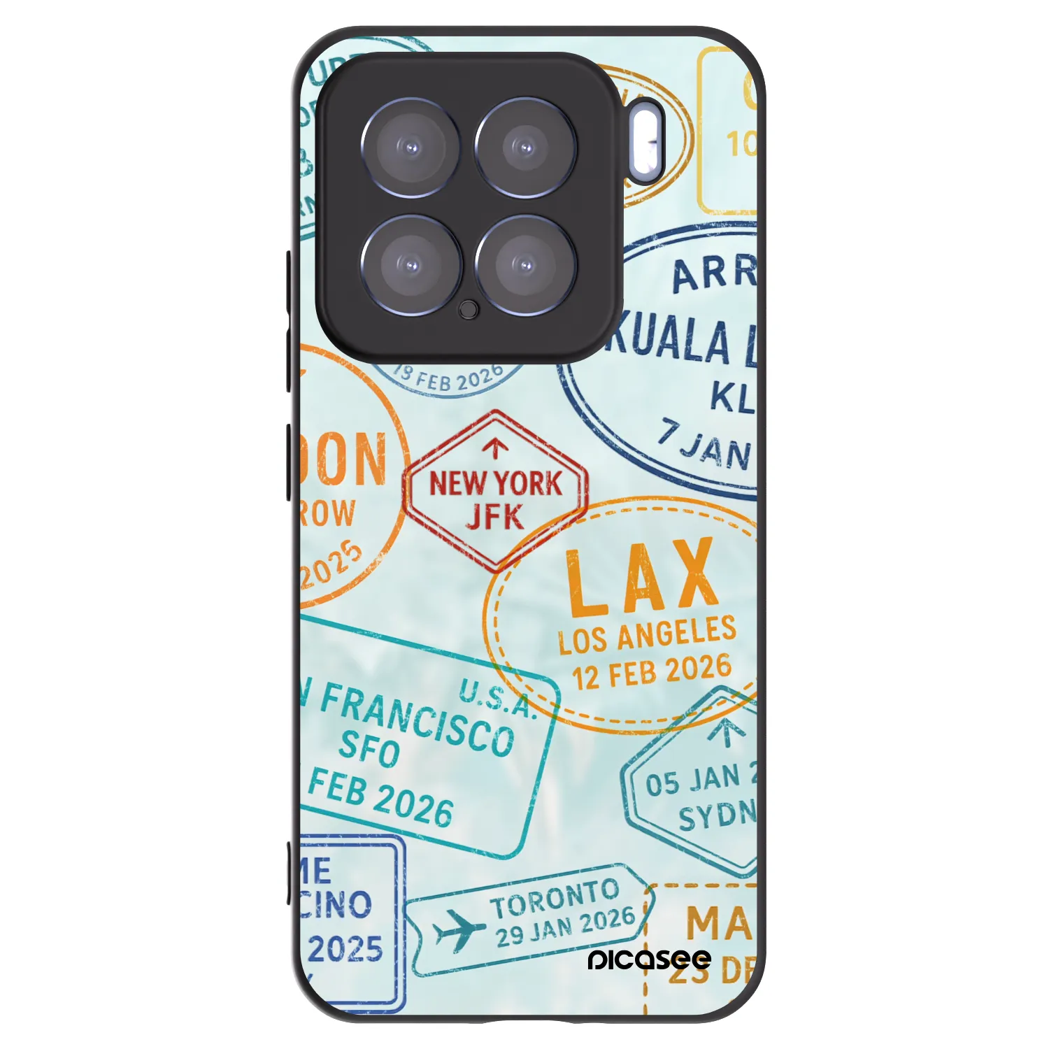 Picasee crna silikonska maskica za Xiaomi 15 - PASSPORT EDITION
