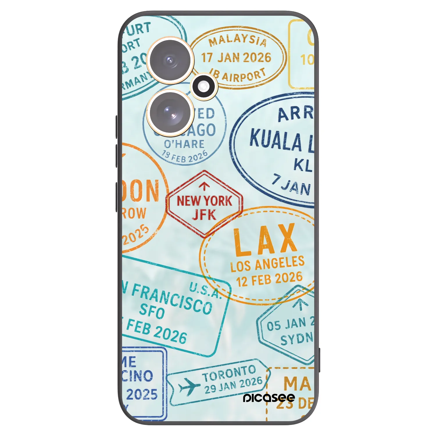 Picasee crna silikonska maskica za Honor 400 5G - PASSPORT EDITION