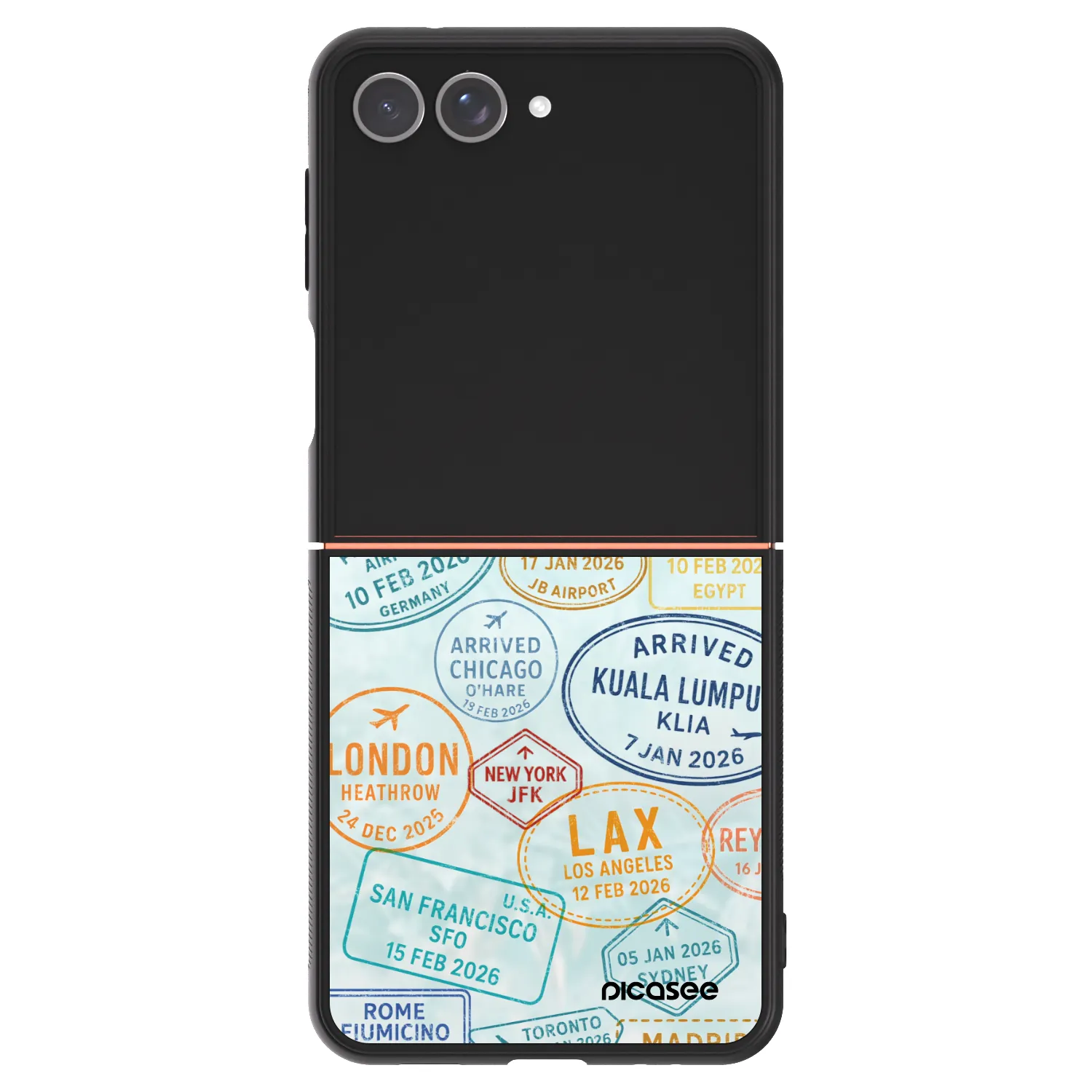 Picasee ULTIMATE CASE za Samsung Galaxy Z Flip7 5G - PASSPORT EDITION