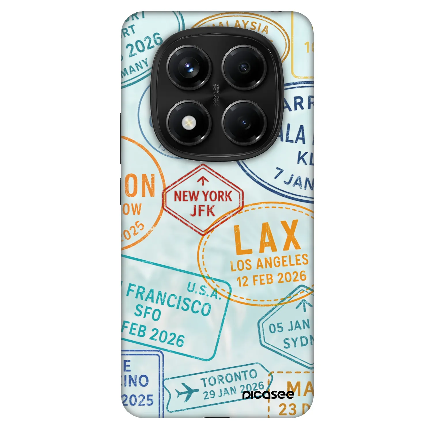 Picasee Fashion Case za Xiaomi Redmi Note 14 Pro 5G - PASSPORT EDITION