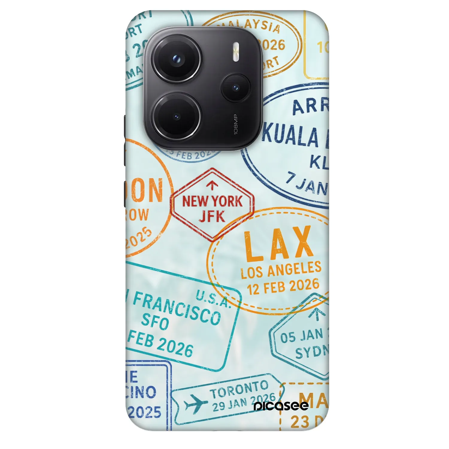 Picasee Fashion Case za Xiaomi Redmi Note 14 5G - PASSPORT EDITION