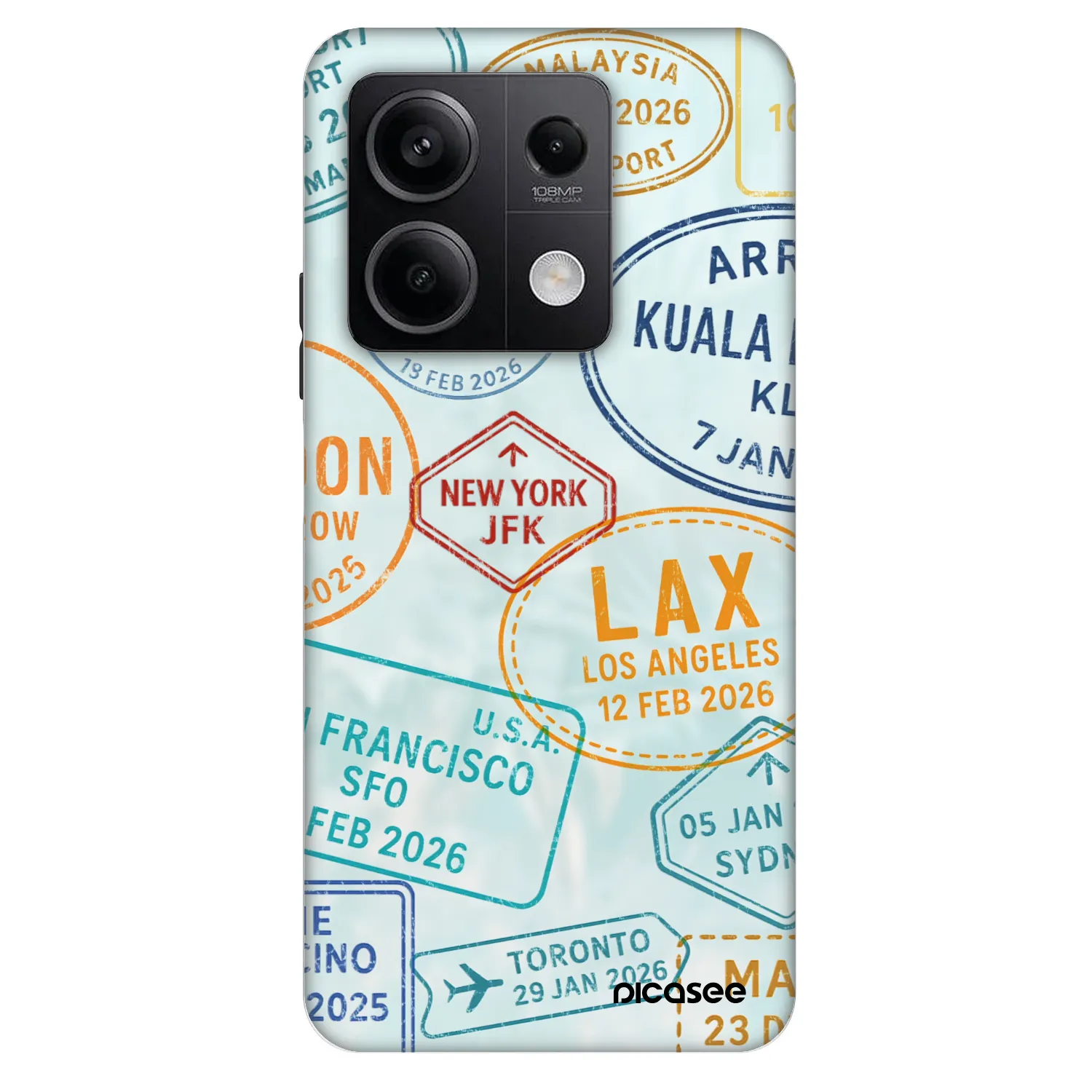 Picasee Fashion Case za Xiaomi Redmi Note 13 5G - PASSPORT EDITION