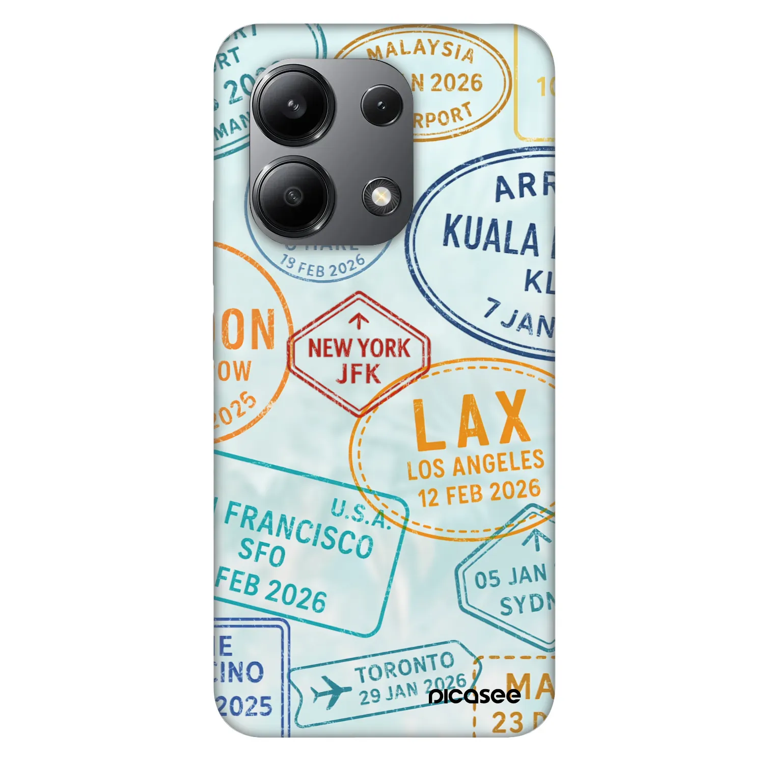 Picasee Fashion Case za Xiaomi Redmi Note 13 4G - PASSPORT EDITION