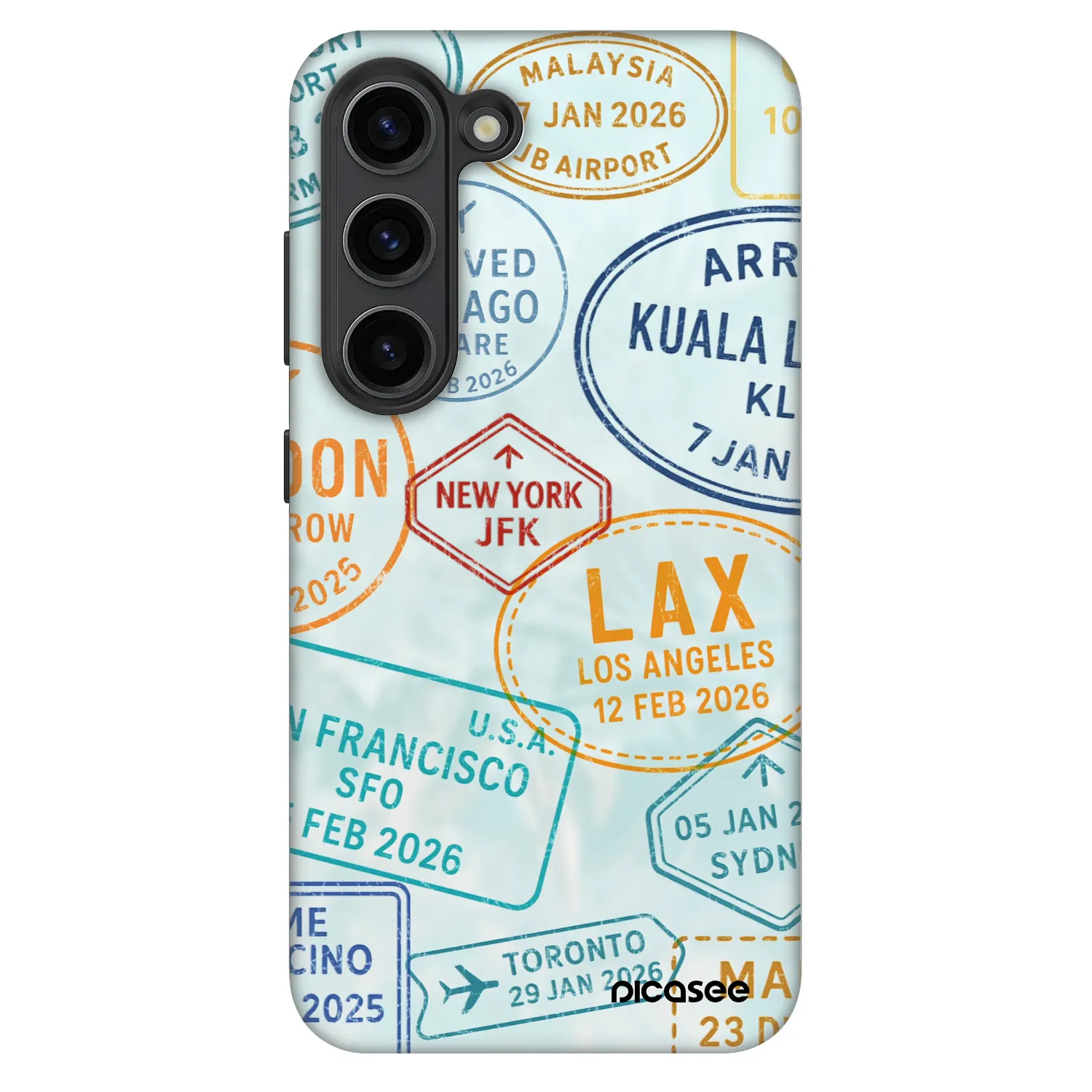Picasee Fashion Case za Samsung Galaxy S23+ 5G - PASSPORT EDITION