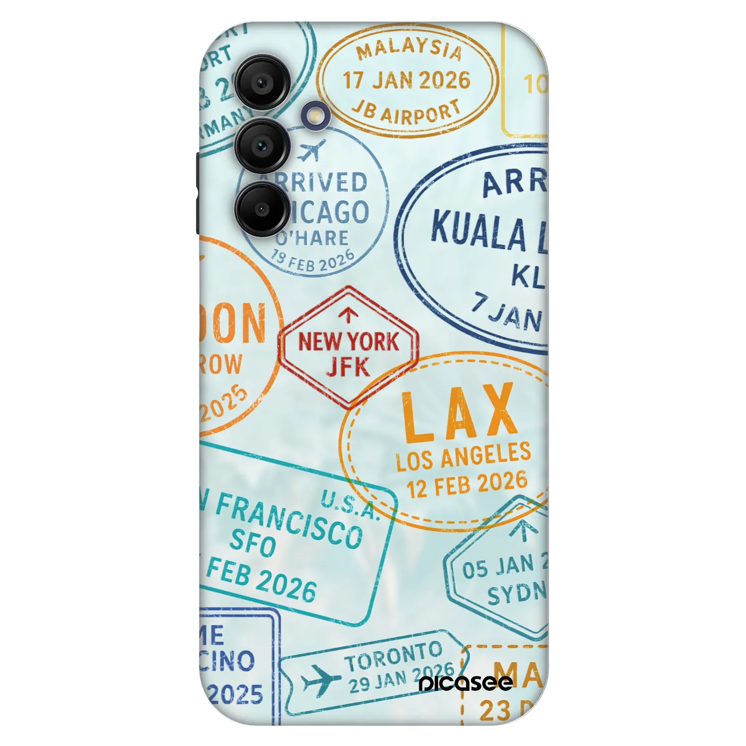 Picasee Fashion Case za Samsung Galaxy A15 A155F 4G - PASSPORT EDITION