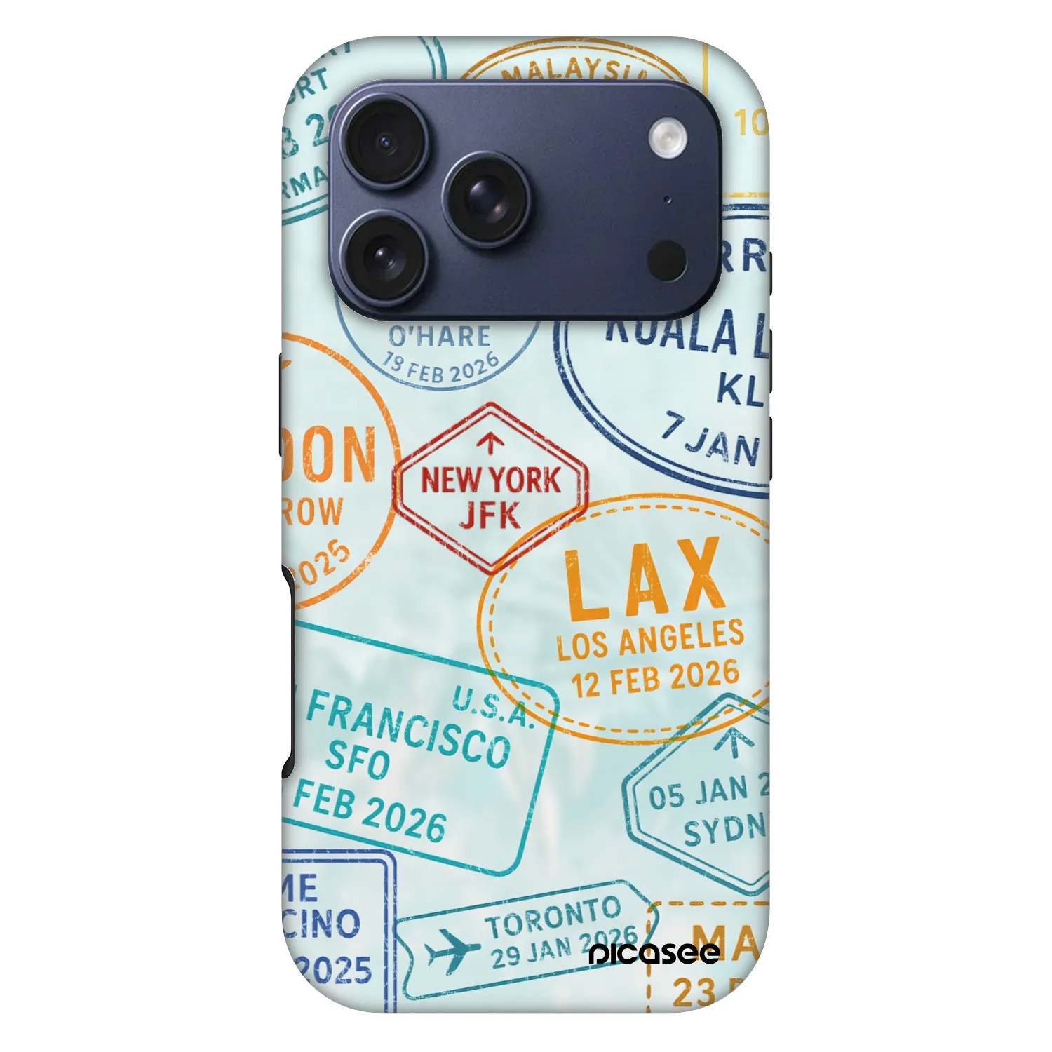 Picasee Fashion Case MagSafe za Apple iPhone 17 Pro - PASSPORT EDITION