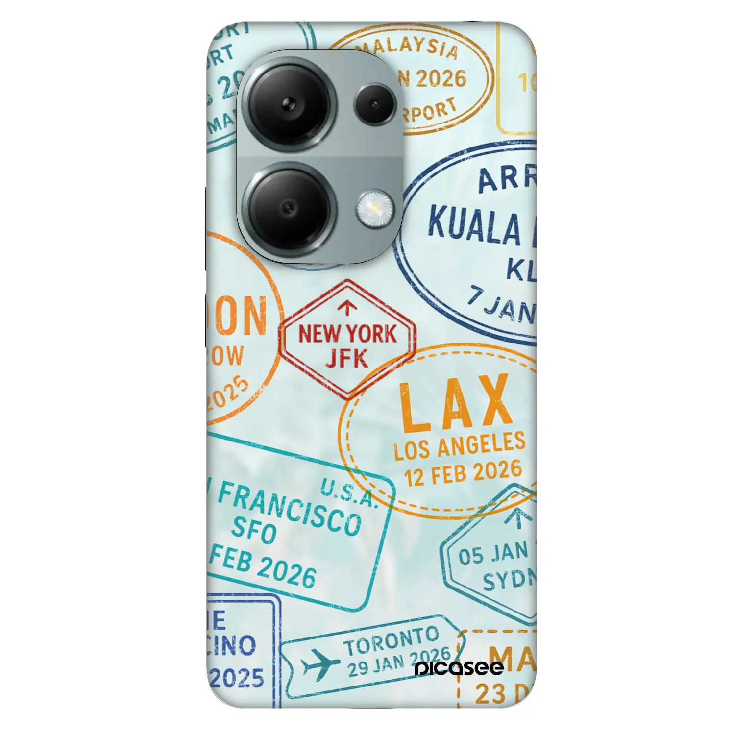 Picasee Fashion Case za Xiaomi Redmi Note 13 Pro 4G - PASSPORT EDITION