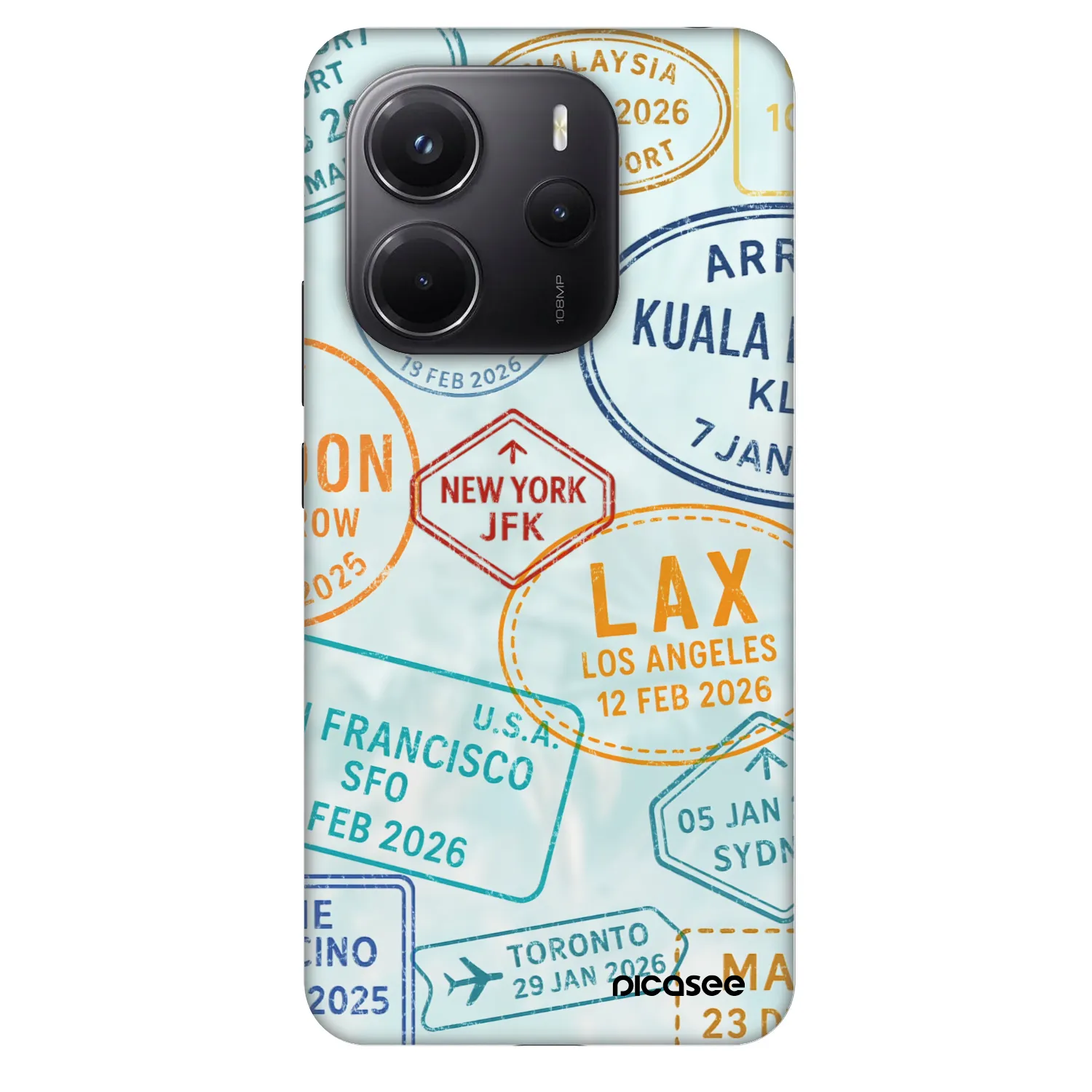 Picasee Fashion Case za Xiaomi Redmi Note 14 4G - PASSPORT EDITION