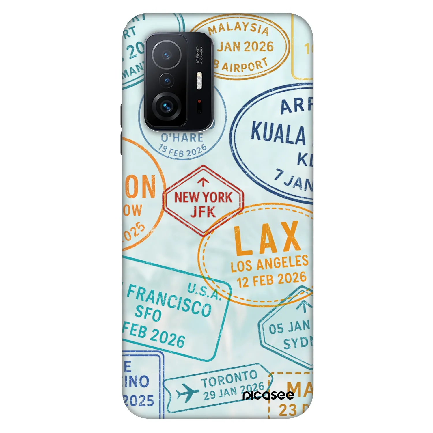 Picasee Fashion Case za Xiaomi 11T - PASSPORT EDITION