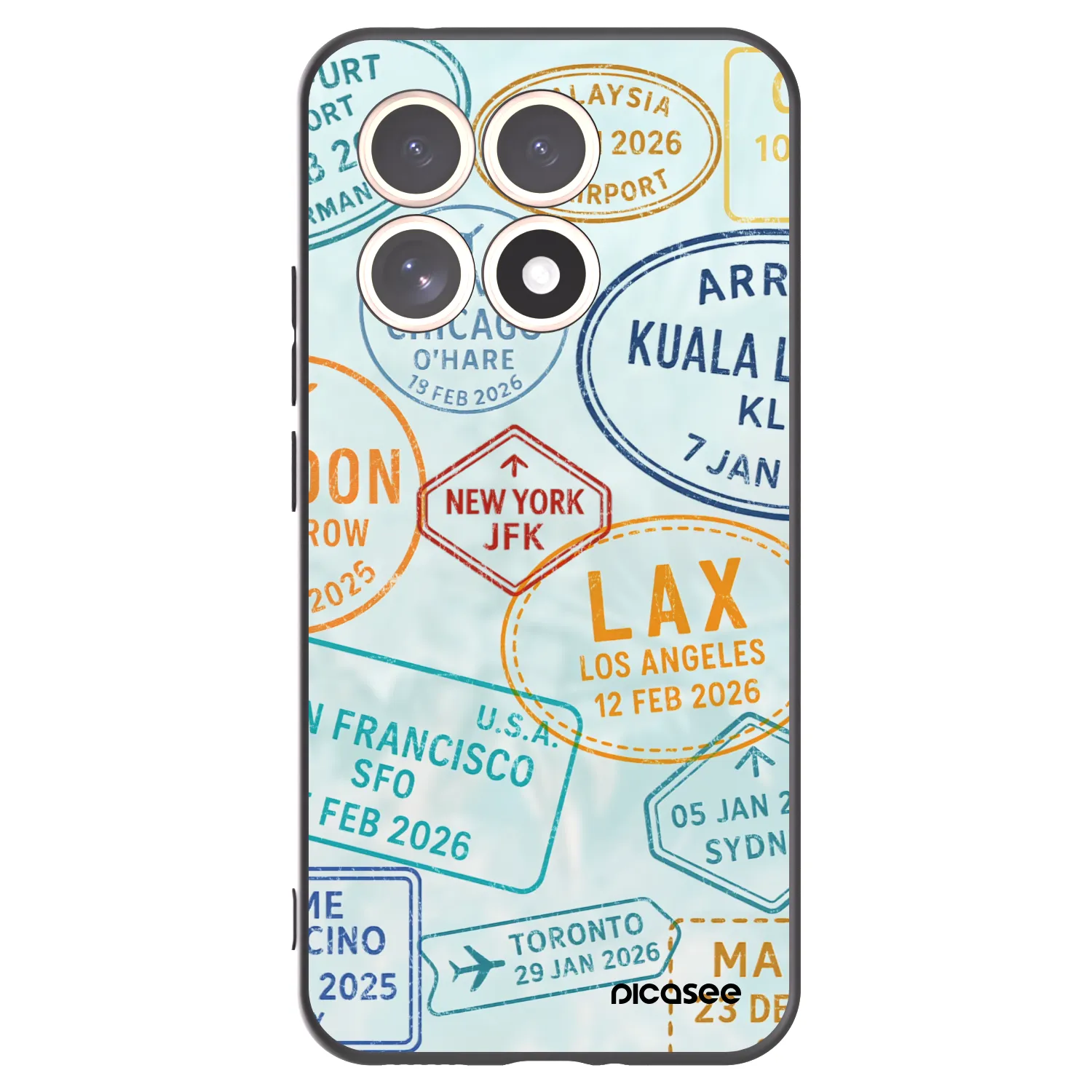 Picasee crna silikonska maskica za Xiaomi 15T - PASSPORT EDITION