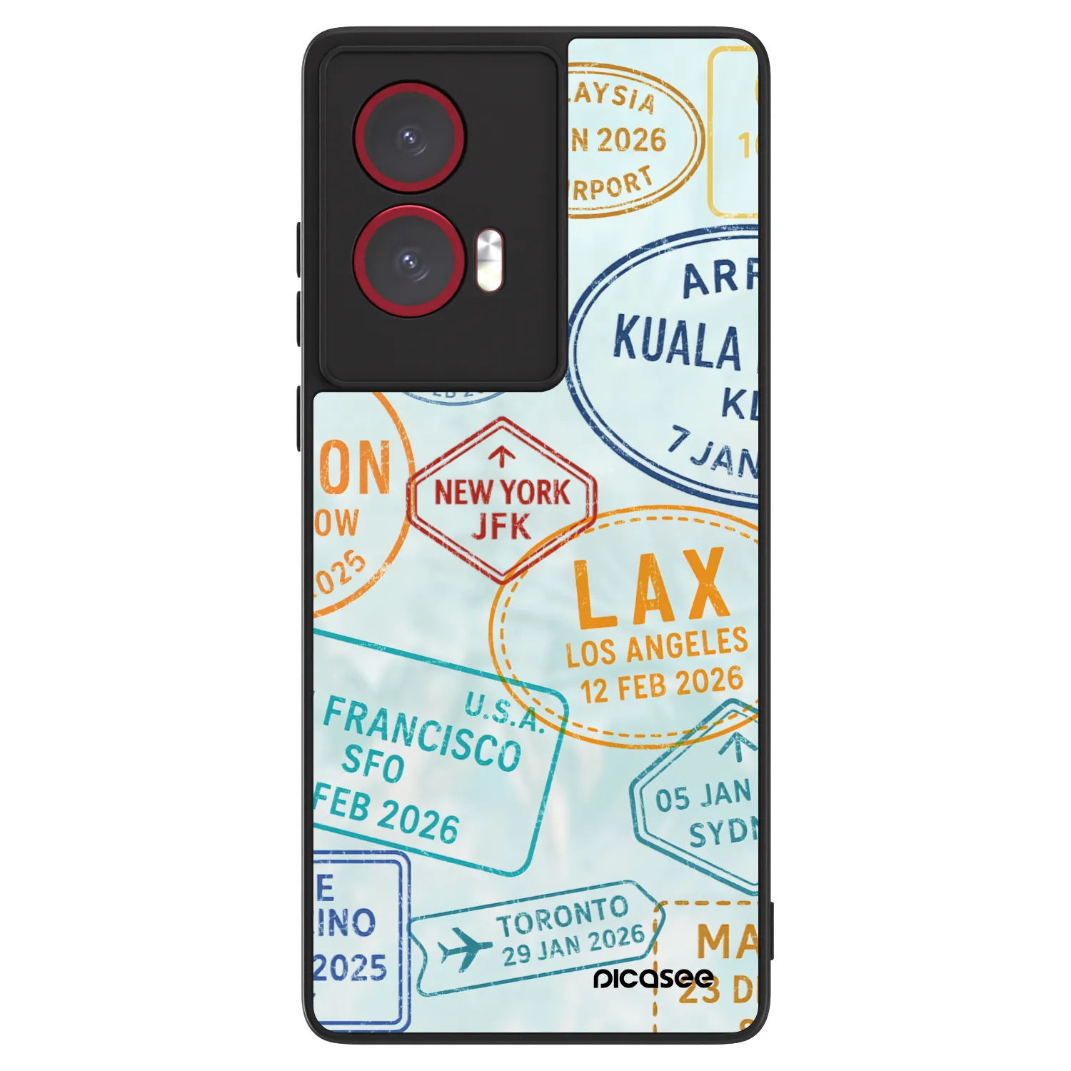 Picasee ULTIMATE CASE za Motorola Edge 50 Fusion - PASSPORT EDITION