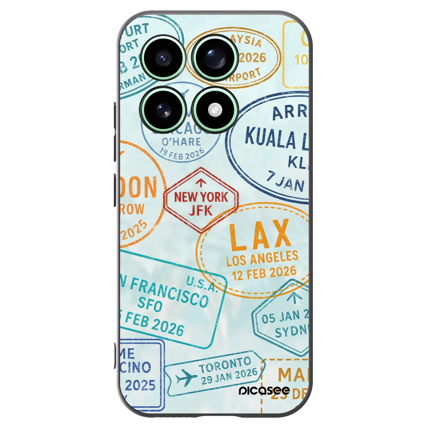 Picasee crna silikonska maskica za Xiaomi 17 - PASSPORT EDITION