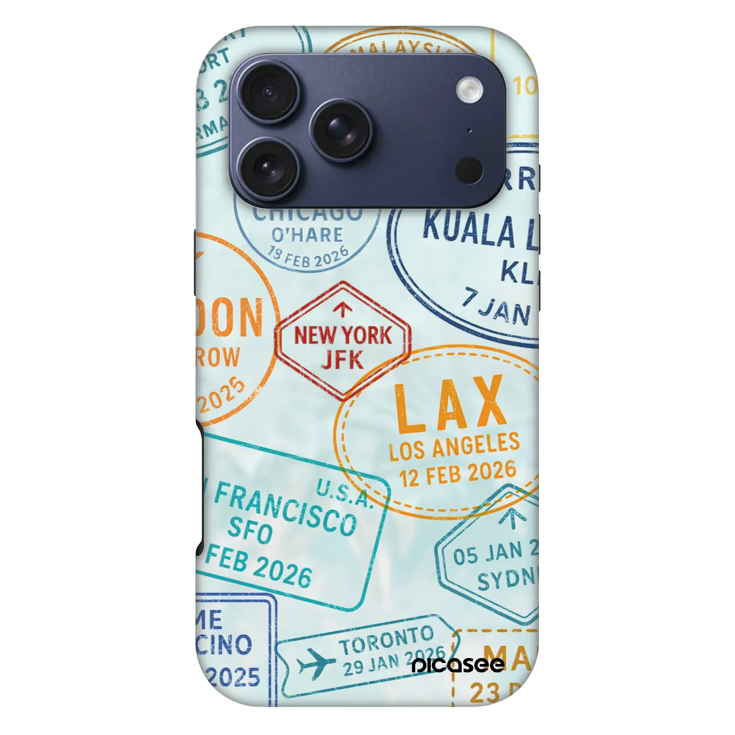 Picasee Fashion Case MagSafe za Apple iPhone 18 Pro Max - PASSPORT EDITION