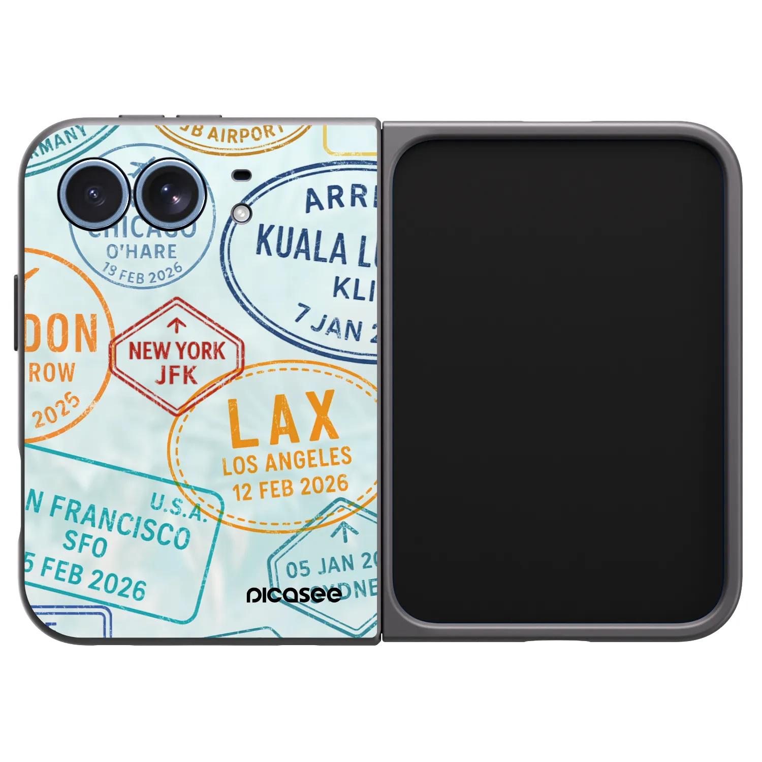 Picasee crna silikonska maskica za Apple iPhone Ultra - PASSPORT EDITION