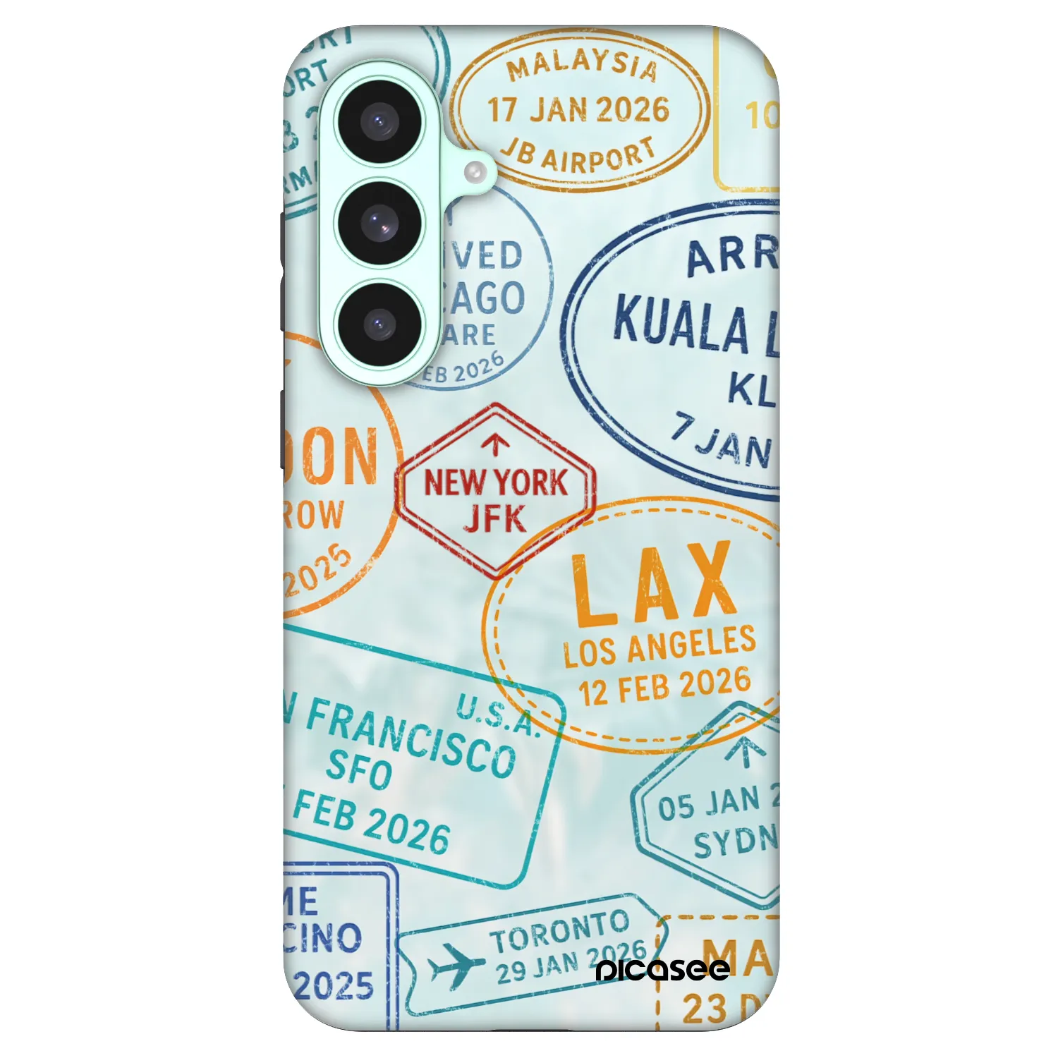 Picasee Fashion Case PowerShare pro Samsung Galaxy S26 FE - PASSPORT EDITION