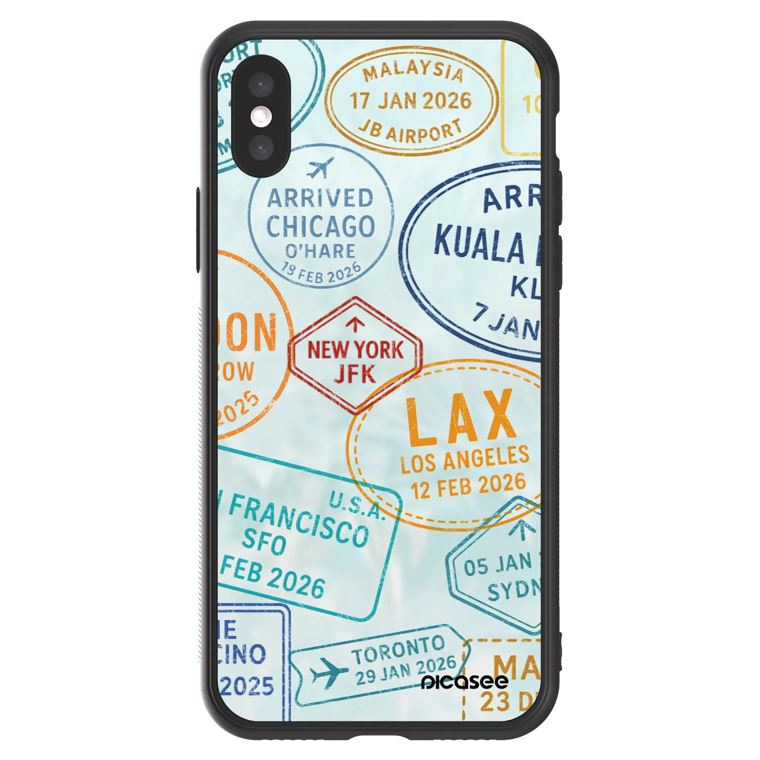 Picasee ULTIMATE CASE za Apple iPhone X/XS - PASSPORT EDITION