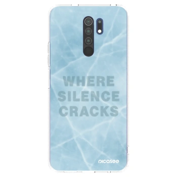Picasee silikonska prozirna maskica za Xiaomi Redmi 9 - SILENCE