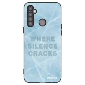 Picasee crna silikonska maskica za Realme 5 - SILENCE
