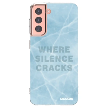 Picasee silikonska prozirna maskica za Samsung Galaxy S21 5G G991B - SILENCE