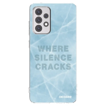 Picasee silikonska prozirna maskica za Samsung Galaxy A52 5G A525F - SILENCE