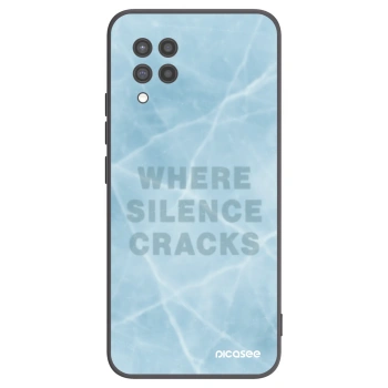 Picasee crna silikonska maskica za Samsung Galaxy A42 A426B - SILENCE