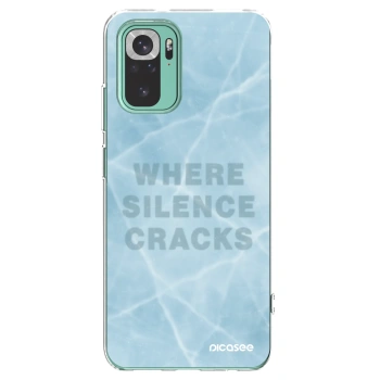 Picasee silikonska prozirna maskica za Xiaomi Redmi Note 10 Pro - SILENCE