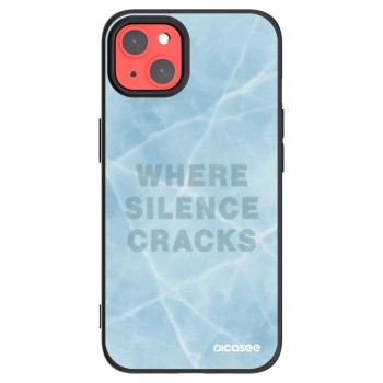 Picasee crna silikonska maskica za Apple iPhone 13 - SILENCE