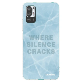 Picasee silikonska prozirna maskica za Xiaomi Redmi Note 10 5G - SILENCE