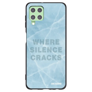 Picasee crna silikonska maskica za Samsung Galaxy A22 A225F 4G - SILENCE