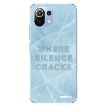 Picasee silikonska prozirna maskica za Xiaomi 11 Lite 5G NE - SILENCE