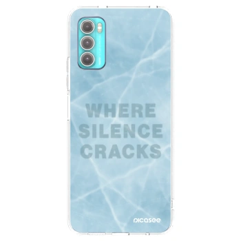 Picasee silikonska prozirna maskica za Motorola Moto G60 - SILENCE