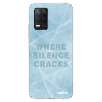 Picasee silikonska prozirna maskica za Realme 8 5G - SILENCE