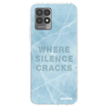 Picasee silikonska prozirna maskica za Realme 8i - SILENCE