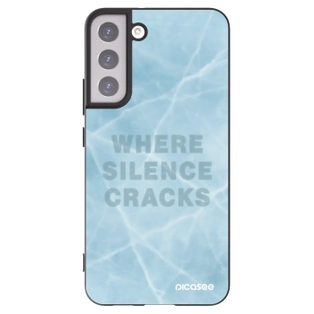 Picasee crna silikonska maskica za Samsung Galaxy S22+ 5G - SILENCE