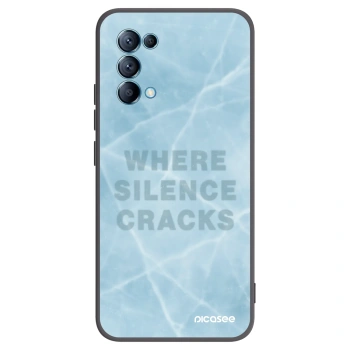 Picasee crna silikonska maskica za OPPO Reno 5 5G - SILENCE