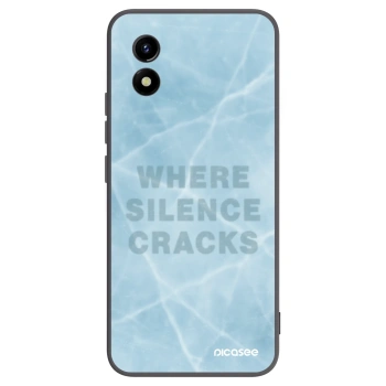 Picasee crna silikonska maskica za Vivo Y01 - SILENCE