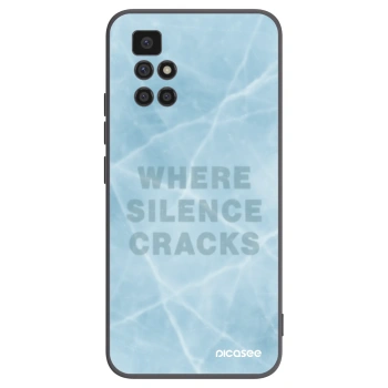 Picasee crna silikonska maskica za Xiaomi Redmi 10 (2022) - SILENCE