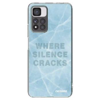 Picasee silikonska prozirna maskica za Xiaomi Redmi Note 11 Pro+ 5G - SILENCE