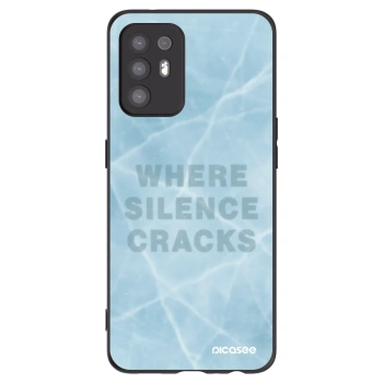 Picasee crna silikonska maskica za OPPO A94 5G - SILENCE